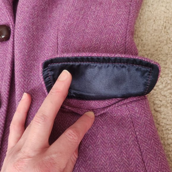 NWT Rare Wool Herringbone SUIT--Hacking Blazer and No. 2 Pencil Skirt - Picture 14 of 16